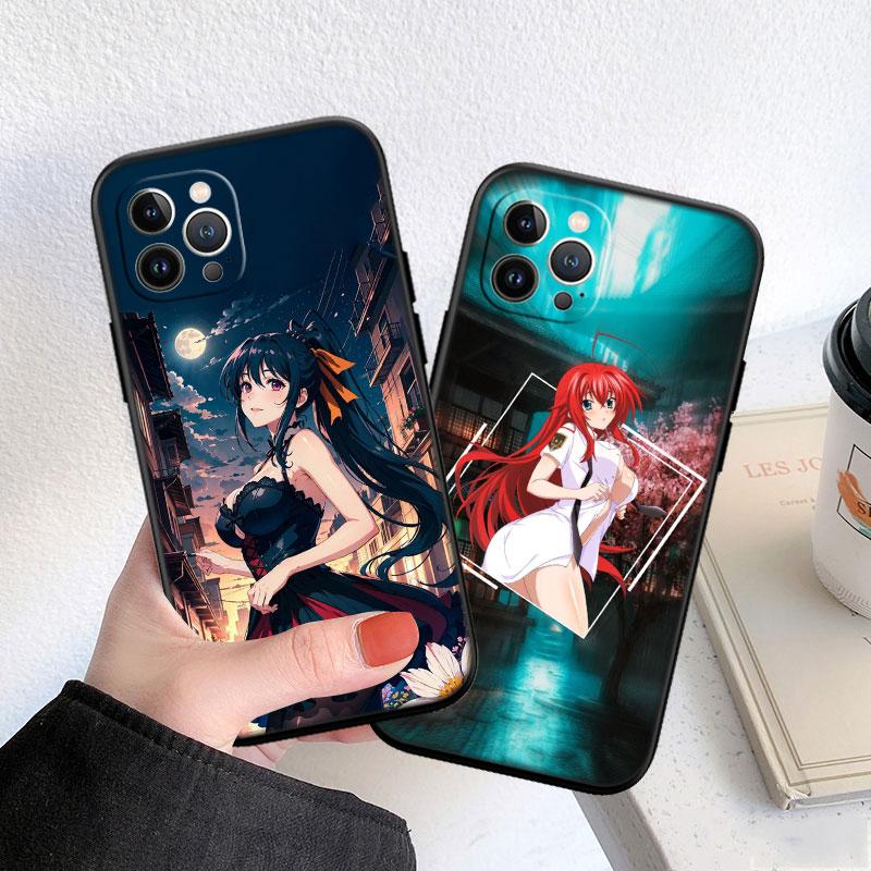 LO84 Rias Gremory Phone Case for Samsung Galaxy A11 A12 A13 A15 A52S A53 A55 A56 A70 A71 A72 A73 F06 F16 F56 S10 Plus S10e