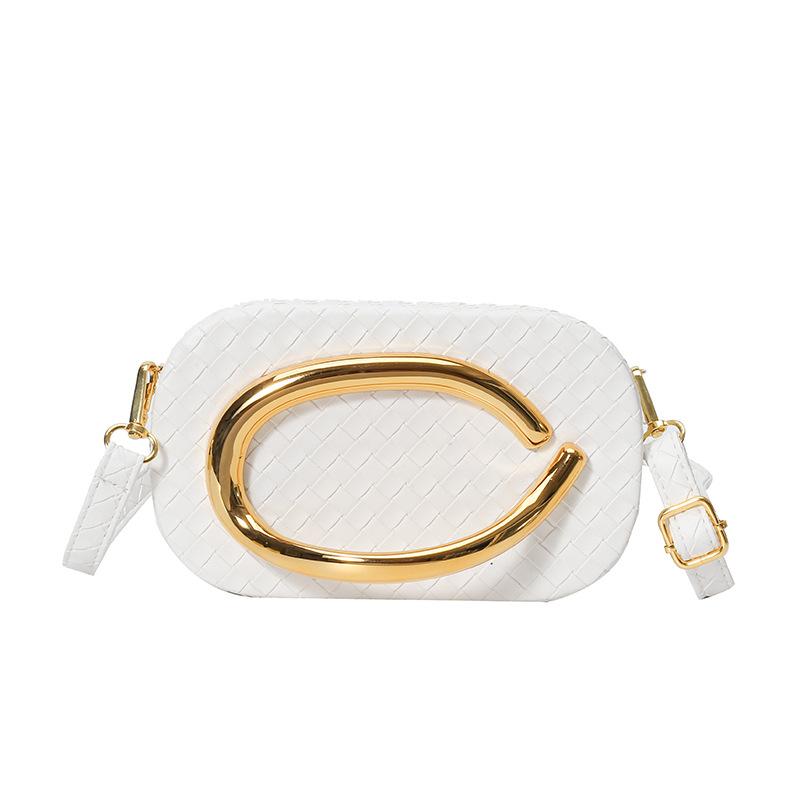 

2025 new acrylic bag, European and American fashion special-shaped shell bag, women s diamond versatile messenger clutch bag tide білий