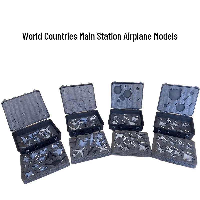 62-Piece International Aircraft Model Collection