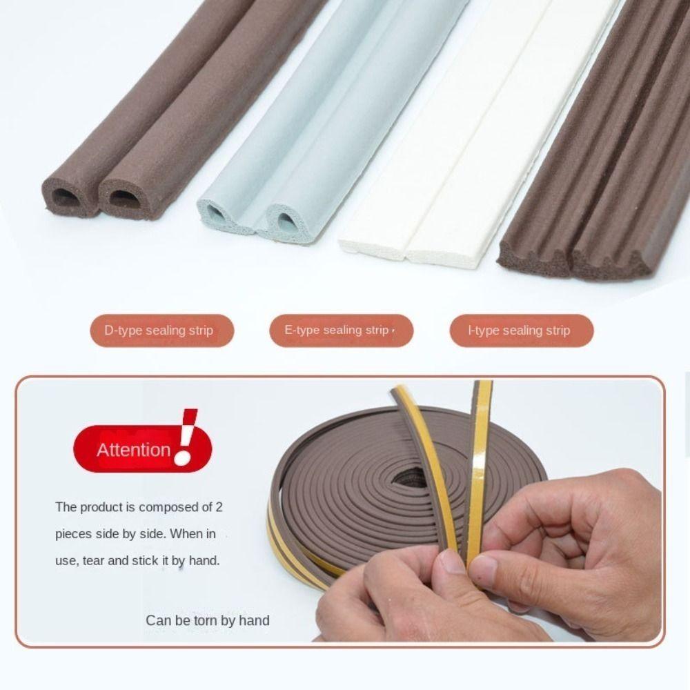 6Meters Weatherstrip Foam Window Weather Stripping New Door Seal Strip  Window