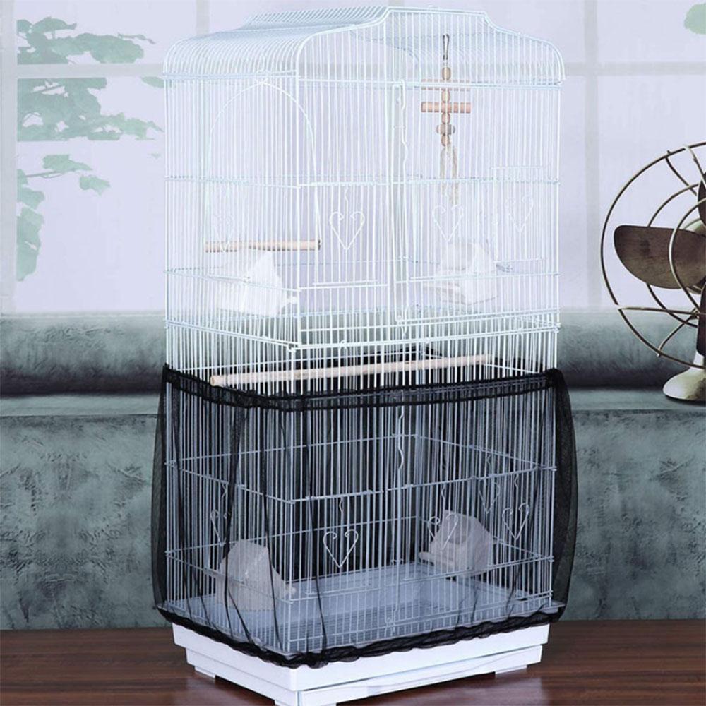 Buy Seed Catcher Guard Mesh Bird Cage Tidy Cover Adjustment Length