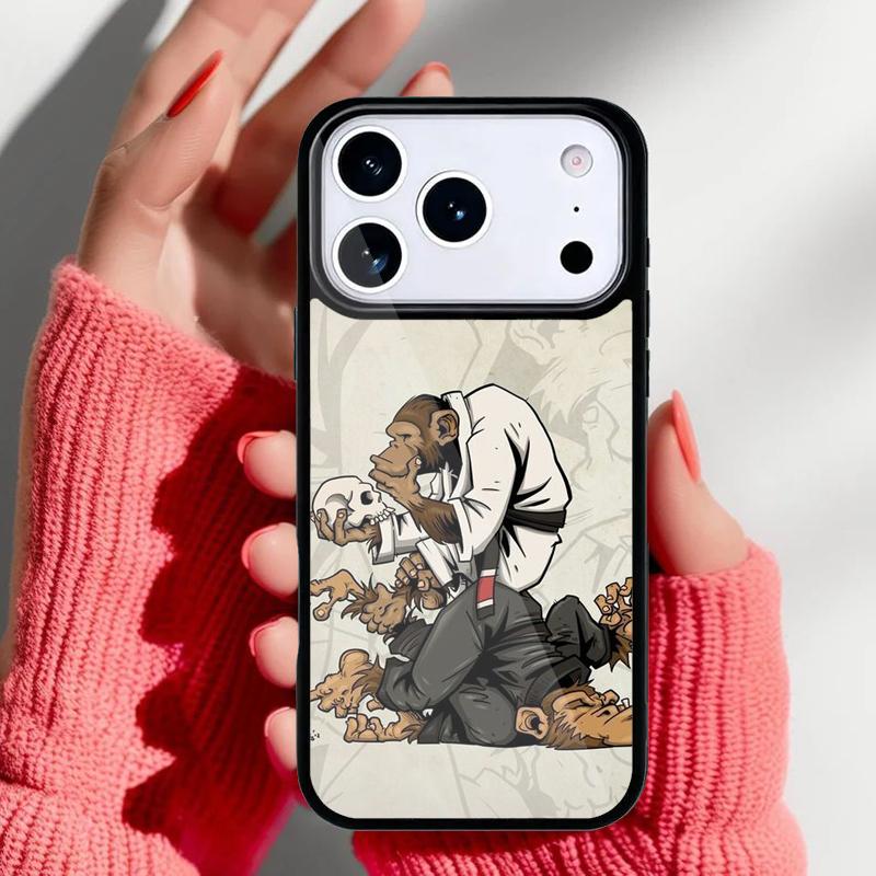 BJJ Brazilian Jiu Jitsu soft Phone Case for iPhone 17 16 15 14 13 Pro Max Back Cover for 12 11 Pro Coque