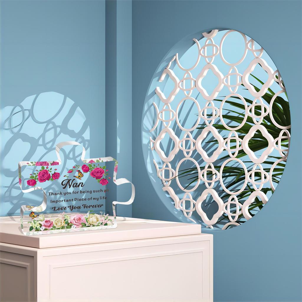 Nan Gåvor från Barnbarn Barnbarn Akrylblock Pussel Nan Gåvor Födelsedag Jul Thanksgiving för Nan