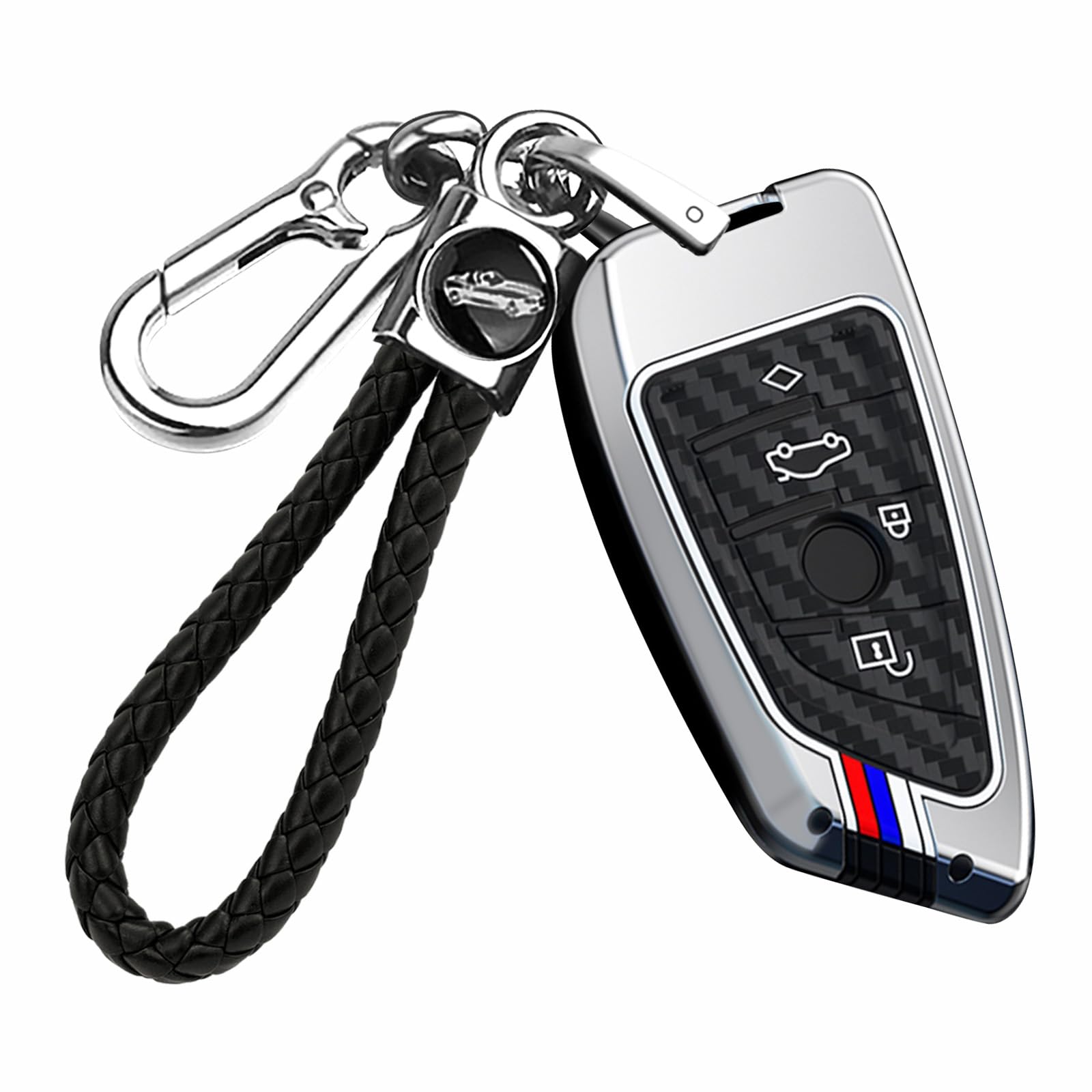 

[TECART] BMW Key Case X1 X2 X4 X5 X6 Keychain 1 2 3 5 серебряный