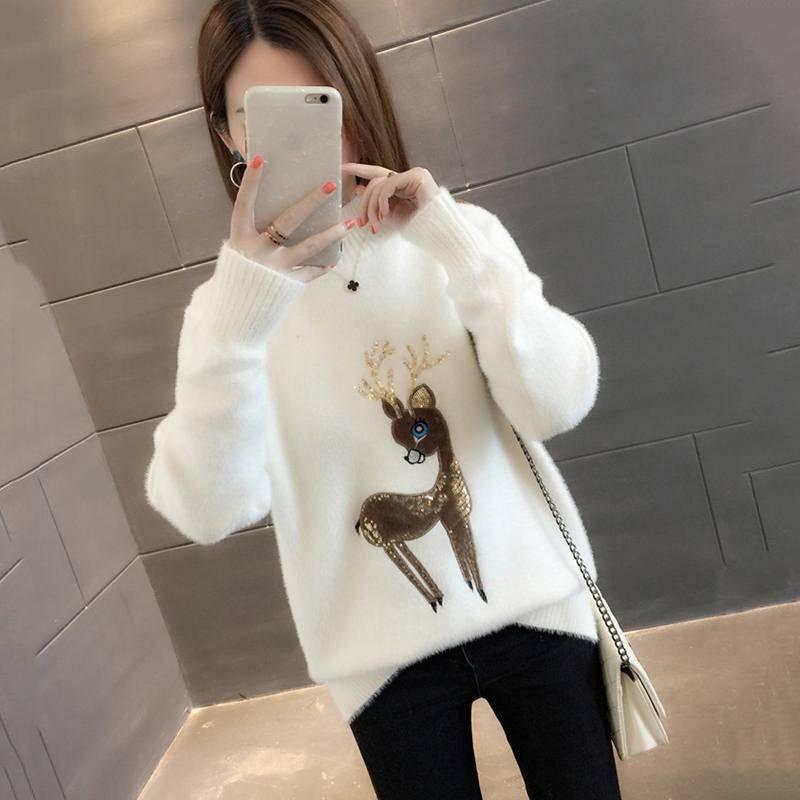 Sweater Female Autumn Winter Cashmere Knitted Women Sweater And Pullover Female Jumper Pull Femme
