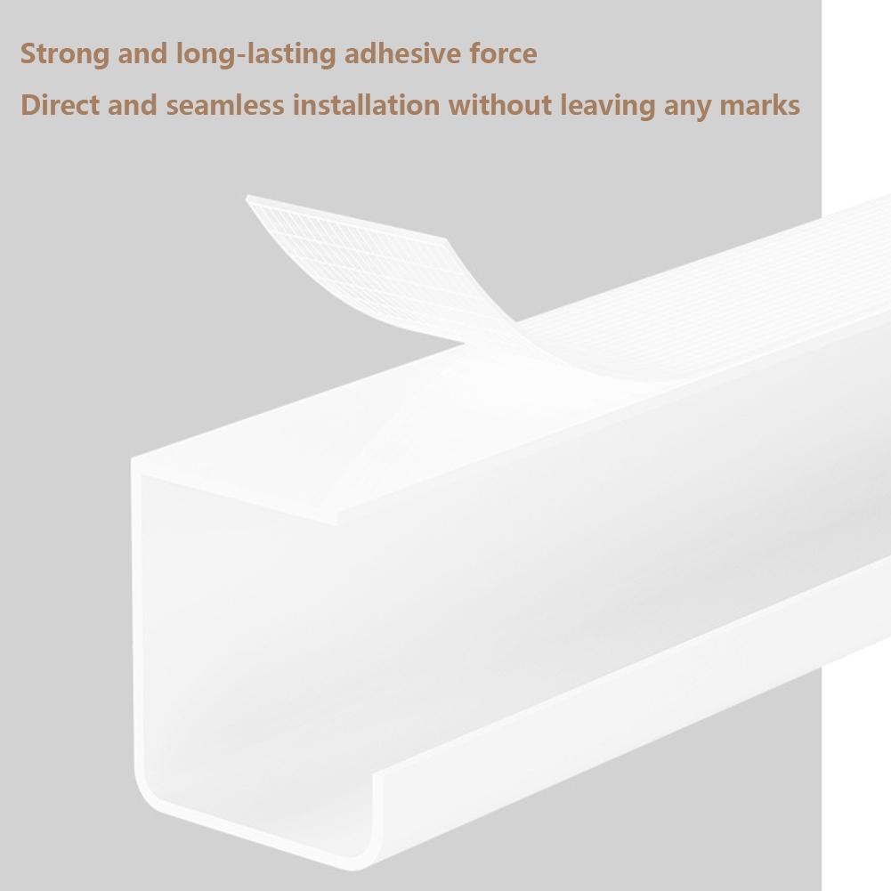 Under Desk Cable Management Tray Self Adhesive Cable Storage Rack Flame Retardant Wire Management Rack for Home Office