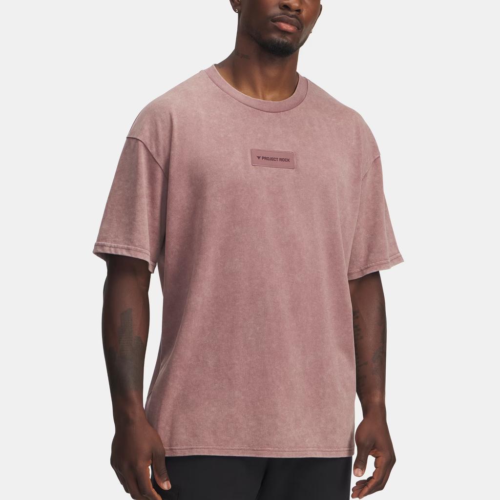 Under Armour Project Rock Versatile Minimalist Fashion Trend Short Sleeve T-Shirt Men Tops 6006763-651
