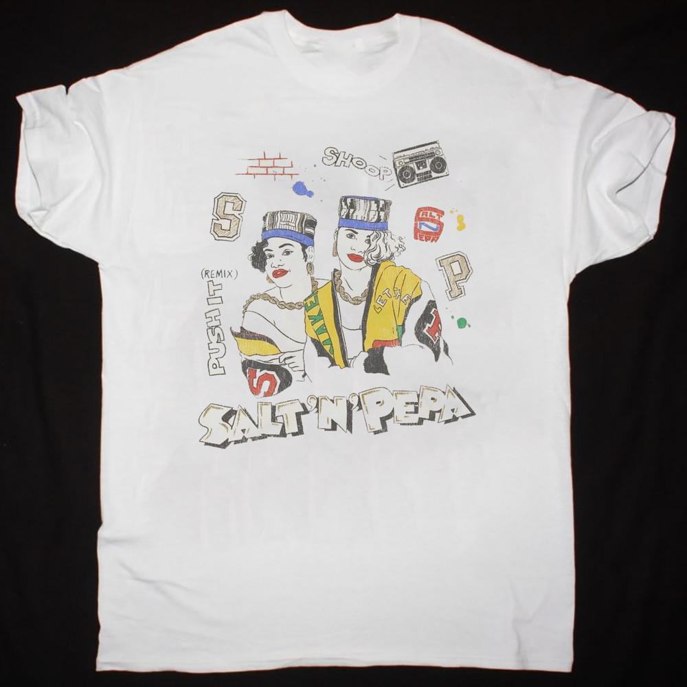 

Salt-N-Pepa White T-Shirt Cotton Full Size Unisex S-5XL Unisex T-Shirt L