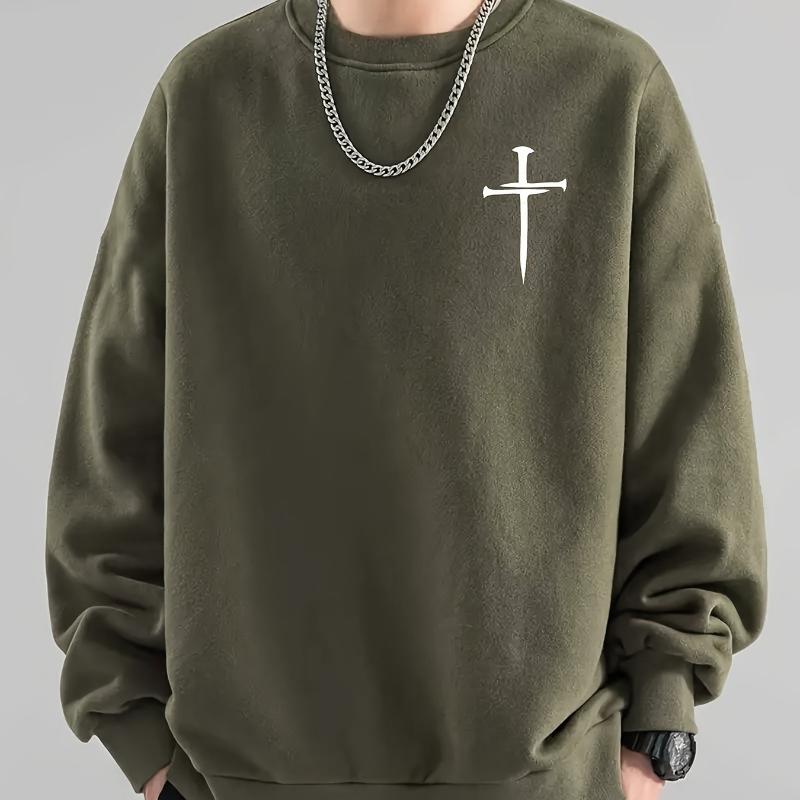 

Sweatshirt, Fleece Lined & Warm, For Cold Weather Travel & Camping XXL чёрный