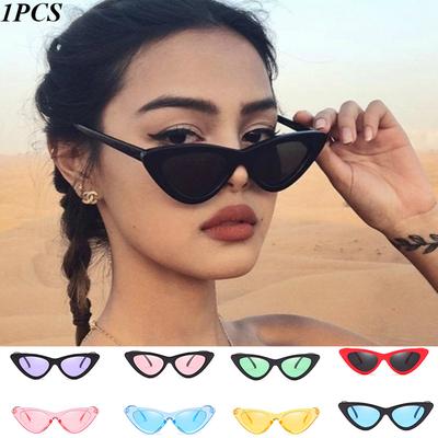 Vintage Cat Eye Sunglasses Women Brand Designer Retro Sunglass Female