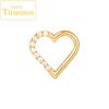 G23 Titanium Nose Rings Hinged Septum Clicker Segment Ear Tragus Cartilage Helix Daith Lip Body Piercing Jewelry Golden Earrings