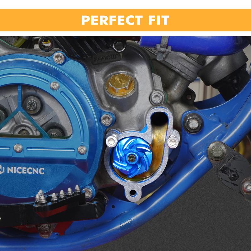NICECNC For Yamaha YZ85 2002-2018 2017 2016 2015 2014 2013 YZ 85 Motocross Water Pump Impeller Cooler Water Pump Guard Cover Kit