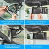 Universal 11 Inch Panoramic Convex Rearview Mirror, Clip-on Wide Angle for Cars, SUVs, Trucks Car Accessories
