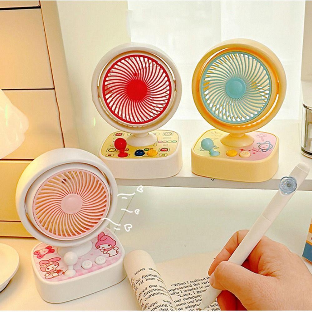 

Noise Reduction Electric Fan Adjustable Shaking Head Fan Convenient DESK FAN Dormitory Style-A