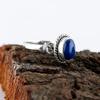 Lapis Lazuli Gemstone Solid 925 Sterling Silver Women Handmade Designer Ring Gift for Her