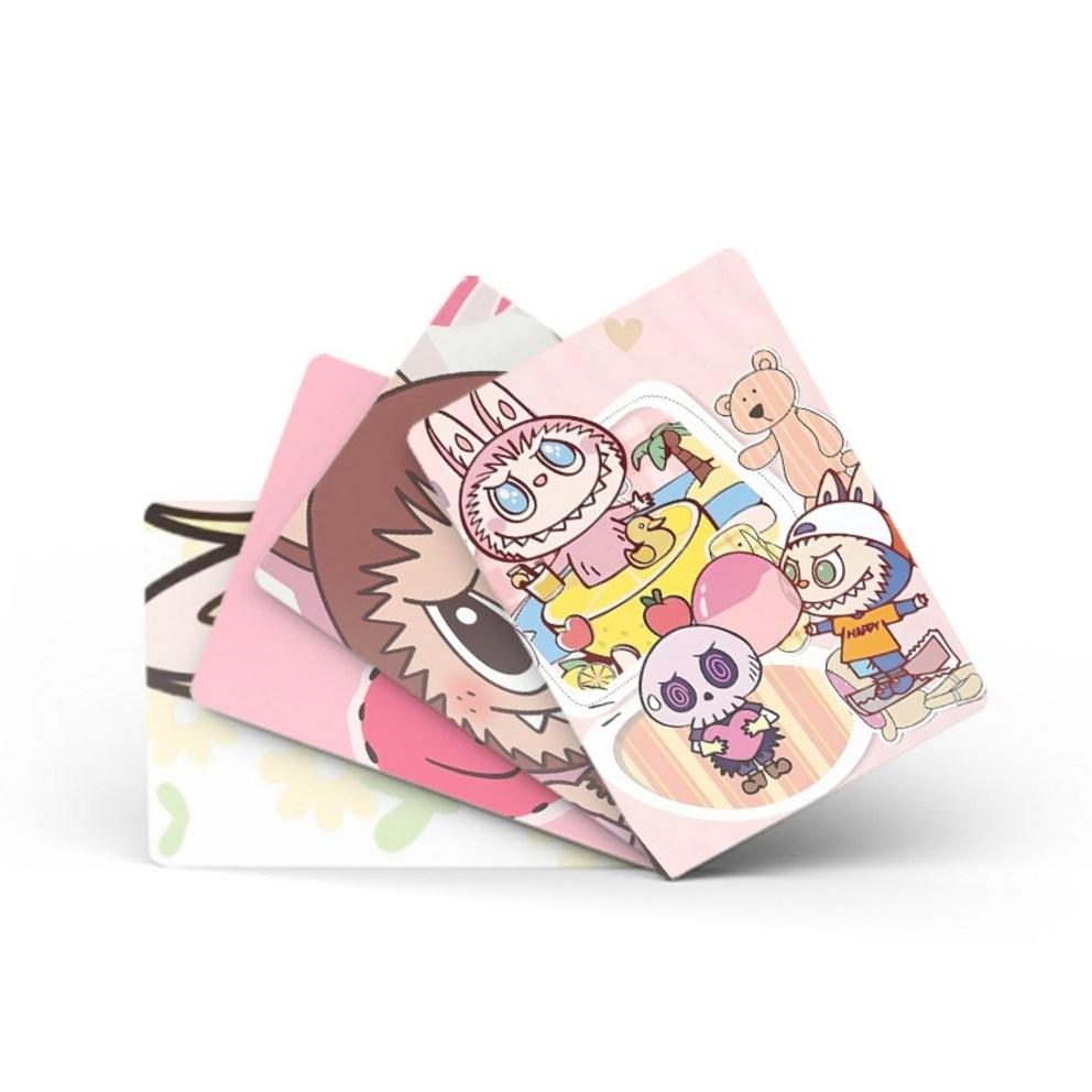 A Set of 50 Cute Character Cards for Boys and Girls, a Birthday Gift for Elementary School Admission, and a Gift for Exchanging Cards with Friends.