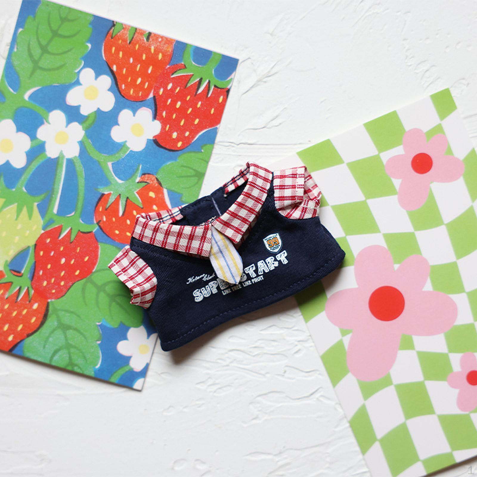 

Dolls T Shirt, Miniature Clothes Accessory for 6inch Dress up Halloween Gifts, Birthday Gifts