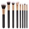 Stroke of Beauty - Set of 8: Makeup Brush with Wooden Handle