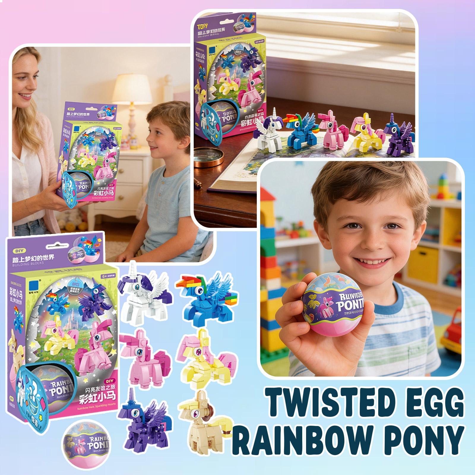 

6 Pack Easter Eggs With Building Block Toys Inside For Kids Boys Girls Easter Basket Stuffers Fillers Gifts One Size рожевий