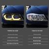 LED Projector Headlight Assembly with Bi-color DRL & Turn Signals for 05-12 BMW 3 Series E90