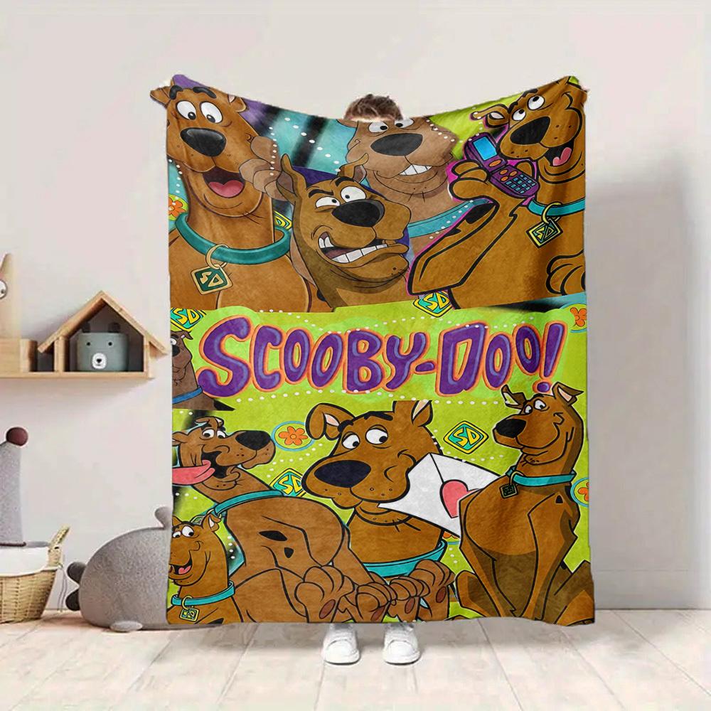 1pz Coperta Plaid Scooby Doo Leggera Morbida Calda Coperta per Tutte le Stagioni per Divano, Letto, Viaggio,L1029016