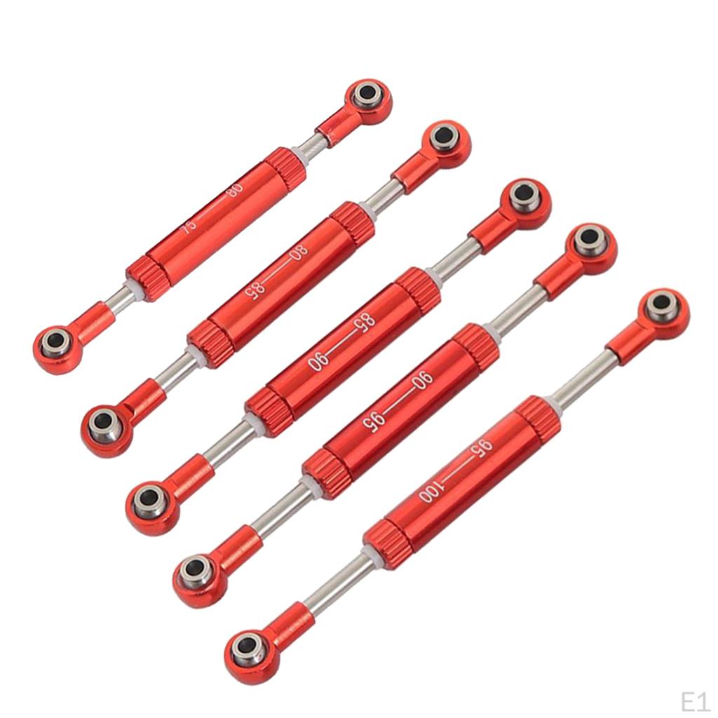 Alloy Steering Linkage Pull Rods :10 Axial SCX10 90046 D90 RC Crawler Car