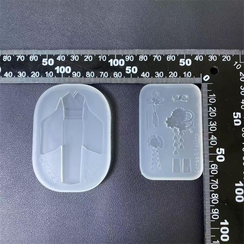 Flexible Kimono Shaped Silicone Mould Crafting Tool For Epoxy Resin Projects Beginners Jewelry Making Supplies