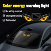 Solar Demon's Eye Car Dynamic Eyes LED Light Blinking Moving Eyes Car Lights Ambience Lamp Decoration No Wiring Required