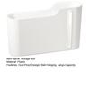 Garbage Bag Storage Box Wall Hanging Nail-Free Installation Large Capacity Dust-Proof Closed Box Side Access Design Kitchen Bathroom Storage Organizer