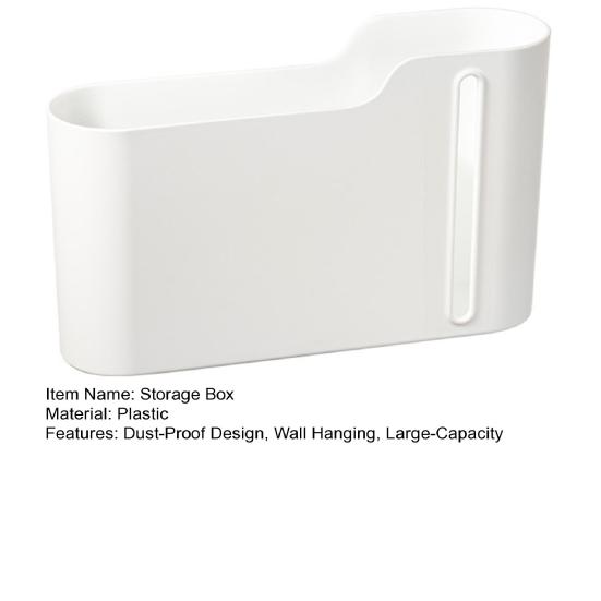 Garbage Bag Storage Box Wall Hanging Nail-Free Installation Large Capacity Dust-Proof Closed Box Side Access Design Kitchen Bathroom Storage Organizer