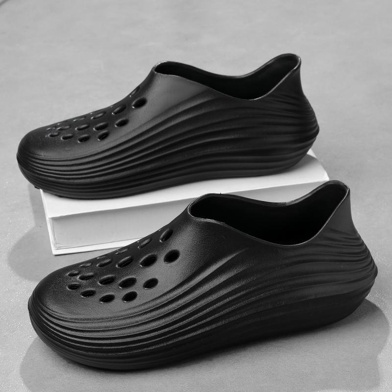 Sandali Estivi Leggeri alla Moda da Uomo Scarpe da Spiaggia Uomo in EVA Traspiranti Morbidi Scarpe da Acqua Uomo Comode Sneakers Casual da Passeggio