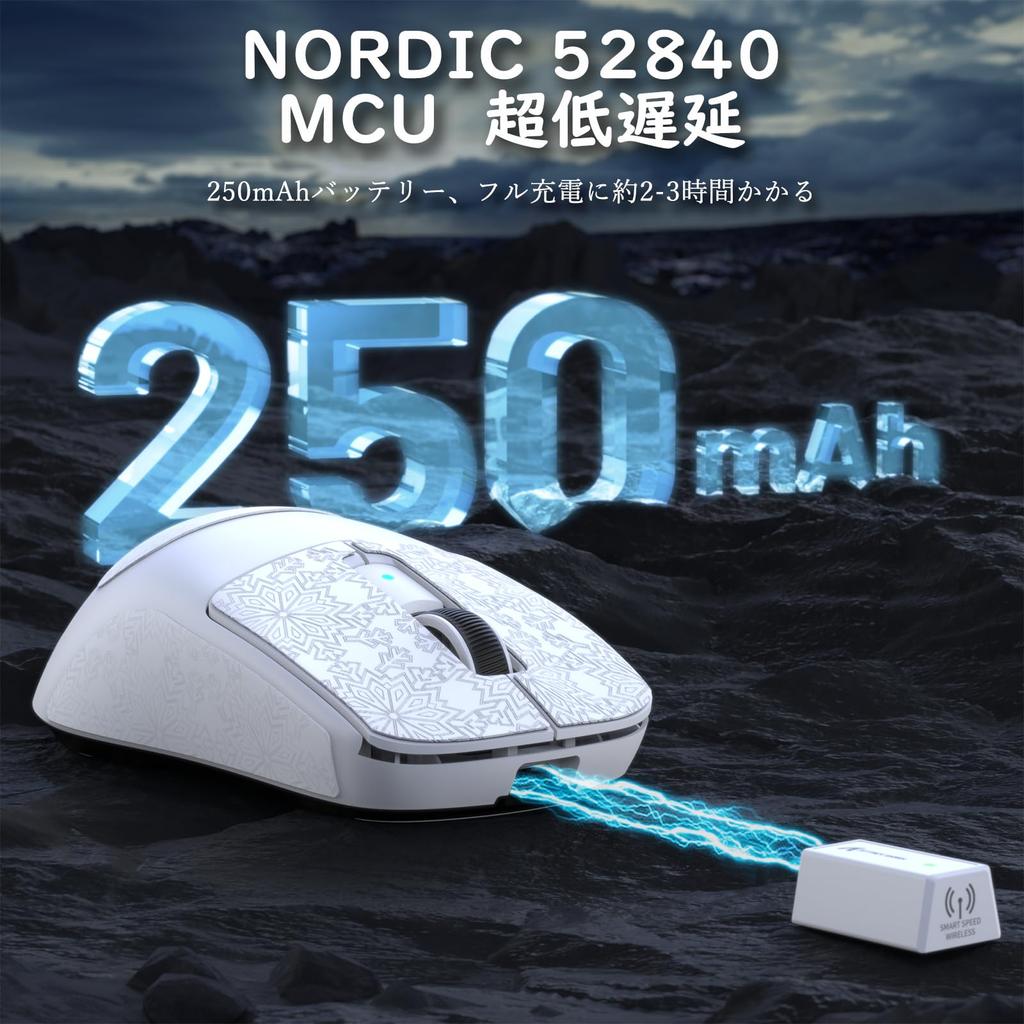 ATTACK SHARK R6 39g Gaming PixArt PAW3950MAX Gaming 42000 Nordic 52840 Continuous Wireless Optical Microswitches Million FPS Game Office Mouse for