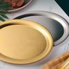 Multipurpose Korean Style Barbecue Pan Exquisite Dinner Plates Creative Oval Shaped Plate  Dining