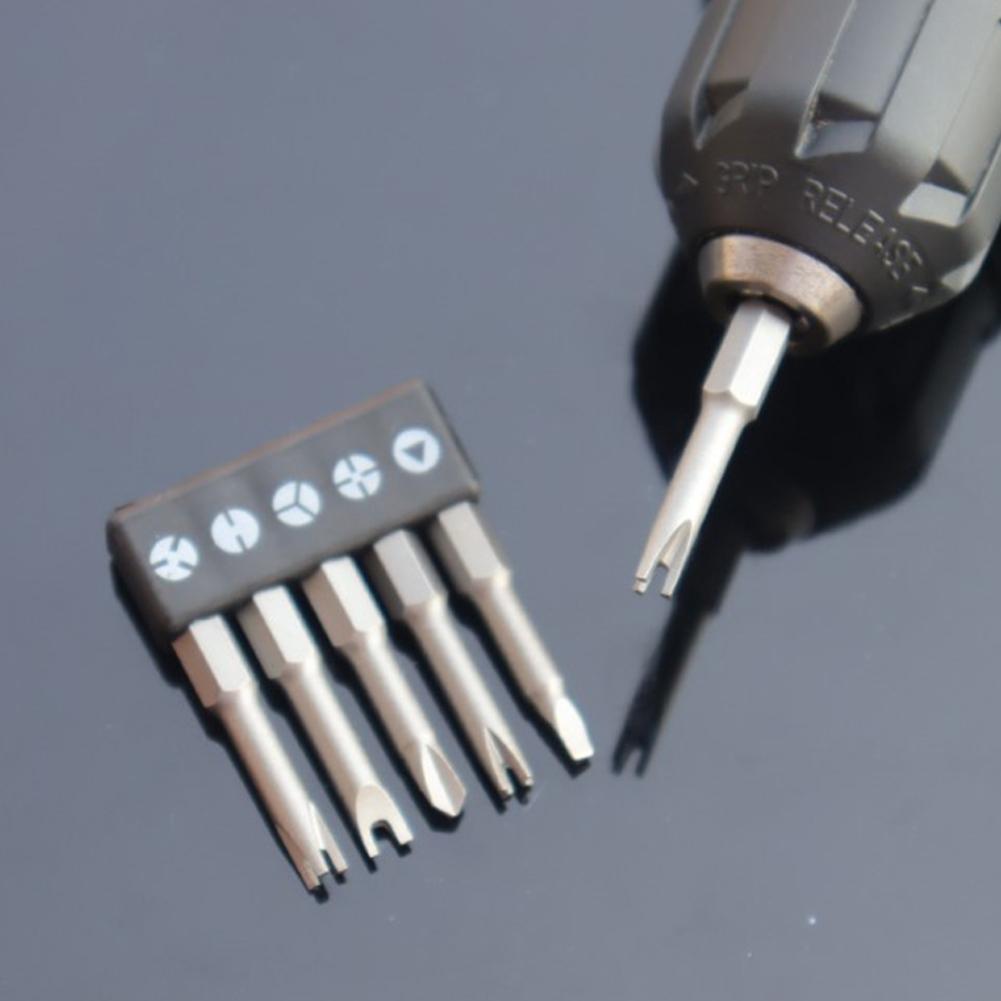Screwdriver Bits Four Points Grey Inner Cross Screwdriver