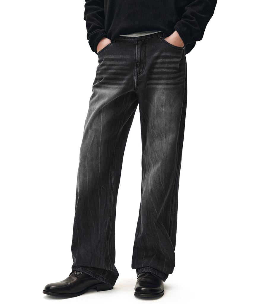 DECET Dawn Semi Wide Jeans Dcpt002Crblack2