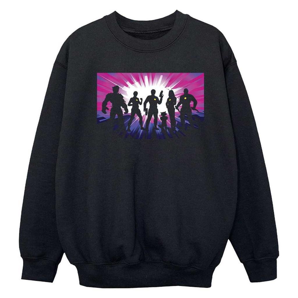 Guardians Of The Galaxy Band 3 Mädchen Silhouette Ausschnitt Sweatshirt