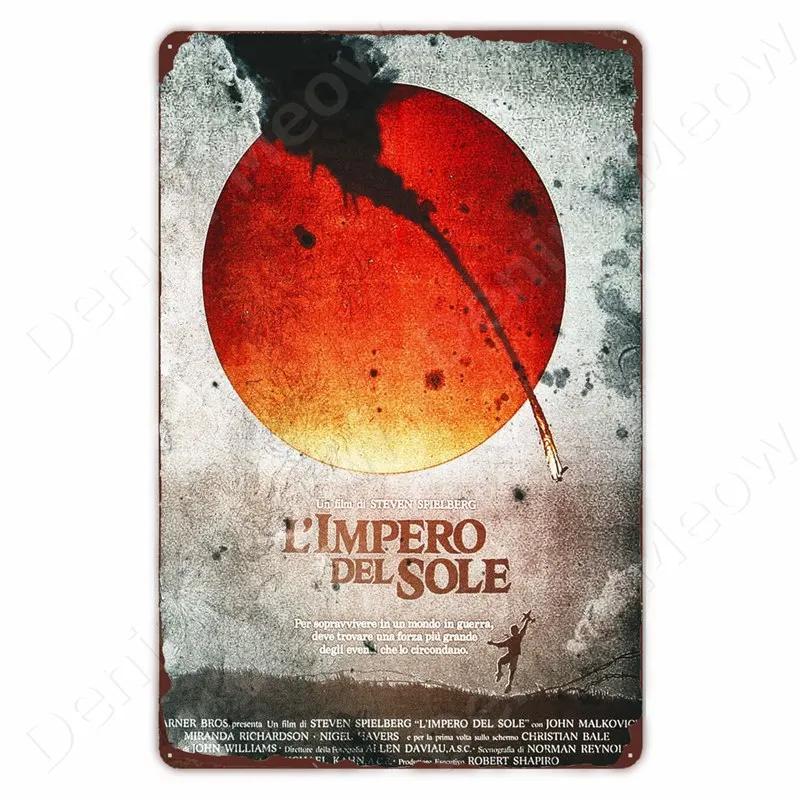Retro Metal Cinema Movie Poster Vintage Metal Sign Wall Art Decor Aesthetic Living Room Decoration