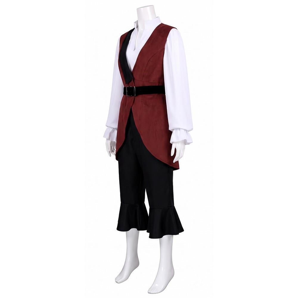 Costume Cosplay Elizabeth des Pirates des Caraïbes pour Halloween et Jeu de Rôle