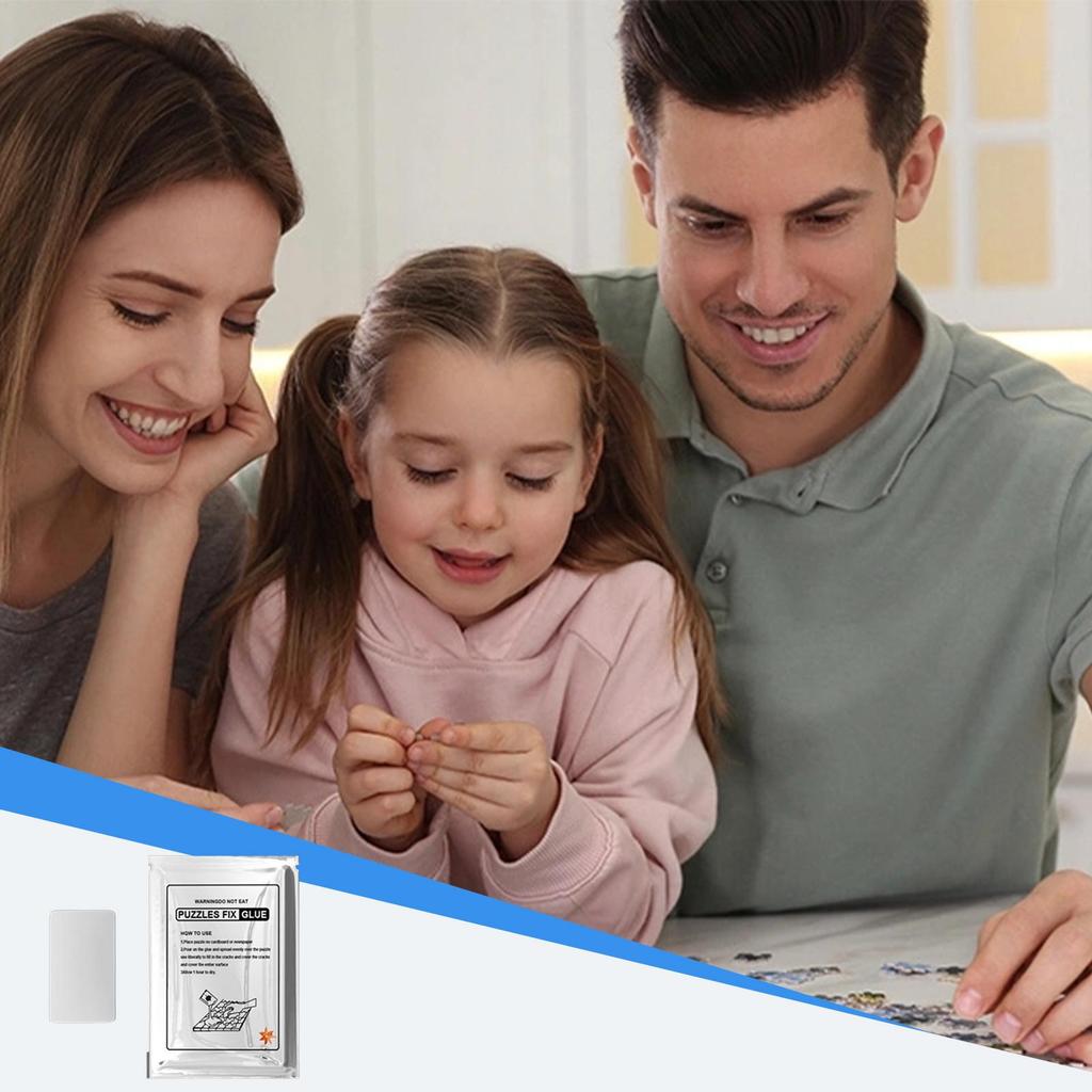 60ml Puzzle Glue Professional Puzzle Adhesive Puzzle Glue With Scraper For Adults And Children Quick Dry For Puzzles