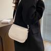 Fashionable Faux Leather Crossbody Bag, Compact Flap Shoulder Purse with Adjustable Strap for Office, Dating Daily Sling Bags