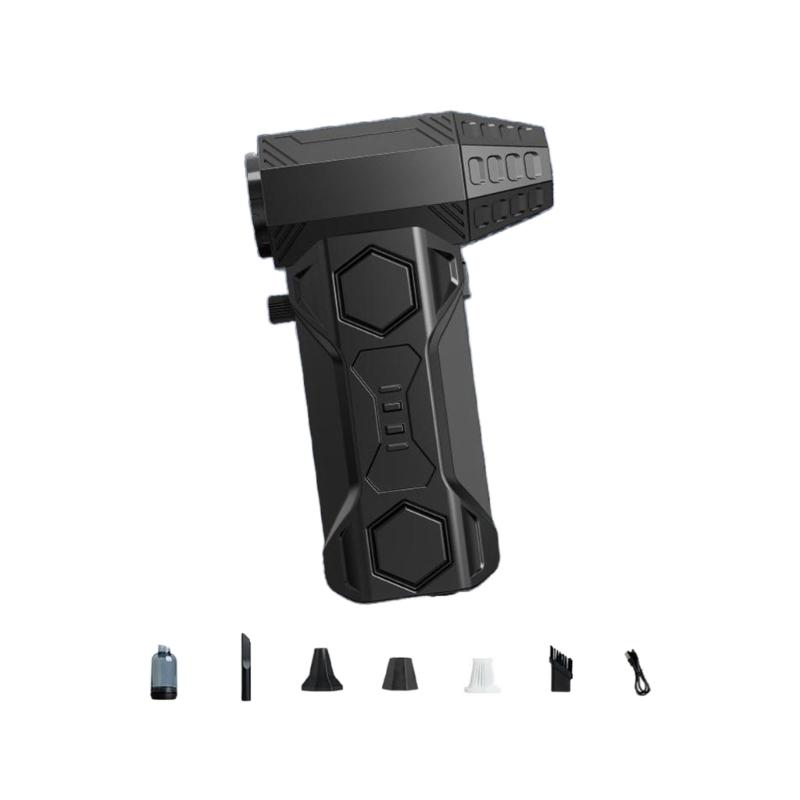 Small USB Powered Boosts Blower 580000 RPM High Speed Air Dusters Ergonomic Grip For Electronics Car Cleaning Use