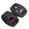 3 Button Silicone Car Key Fob Case for Honda Civic 4D Jazz Gr8 CR-V SRV FRV Fit CSX Chord 7 Accord Emblem Extra Screw Protection