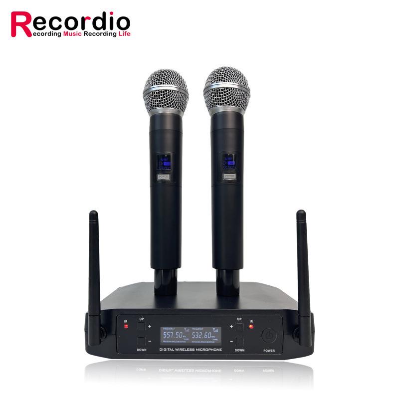

7Recordio GAW-GLXD4 Wireless Dual Microphone Set for Stage Performance