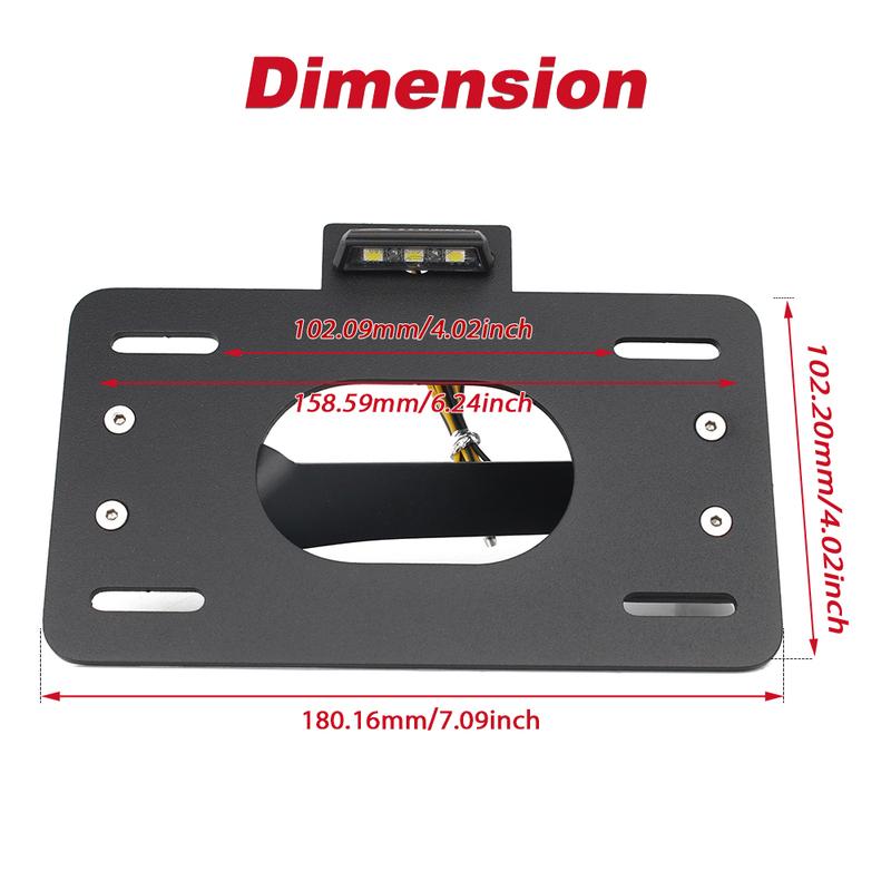For Kawasaki Vulcan 650 S 2015-2026 Vulcan 650 S Cafe 2017-2025 Motorcycle Side License Plate Holder Fender Eliminator Kit