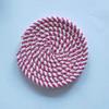 Yousheng 8Pcs Cotton Woven Coasters for Drinks, Absorbent Coasters Set with Holder, Wear-Resistant Insulating Heat-Resistant Coasters for Cups Teapots
