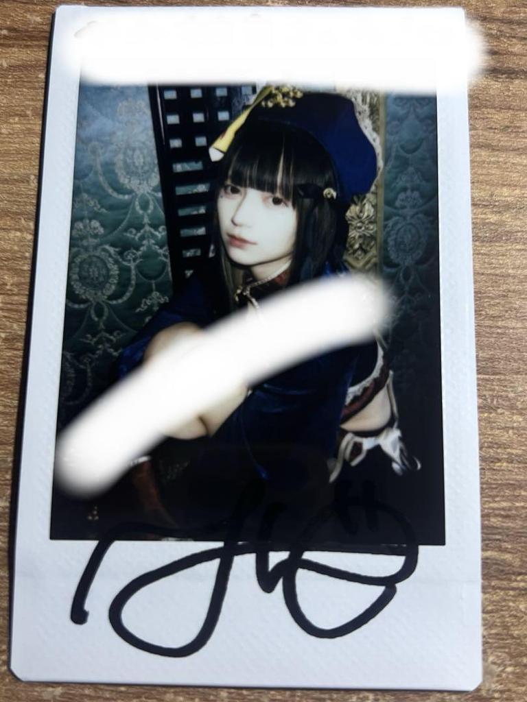 [USED] Tamaki Yane autographed cheki
