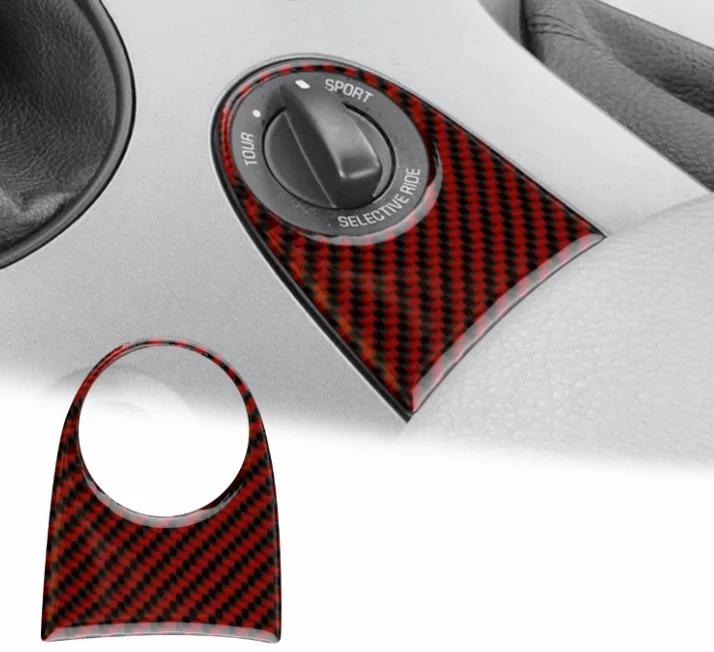 Schaltpanel-Abdeckung Zierleiste für Chevrolet Corvette C6 2005-2007 Innenraumzubehör Carbonfaser-Stil