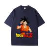 Japanese Animation Dragon Ball Z Men's T-shirt Summer New Retro Fashion Men's Women's Streetwear Printed Tops
