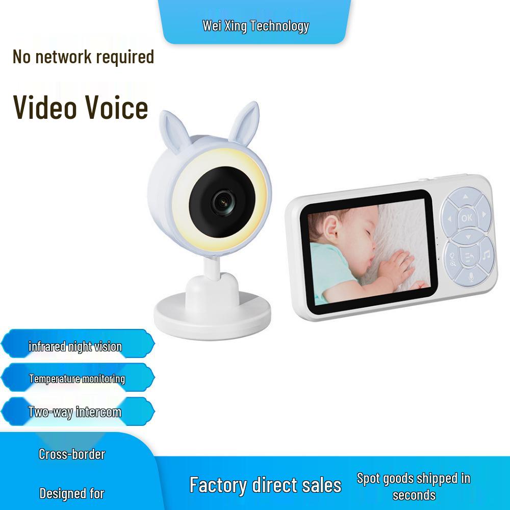 

3.5 Wireless Baby Monitor with Cry Detection, Night Vision, and Two-Way Talk C4L