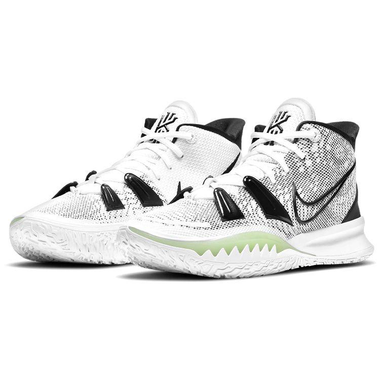 Nike Adidași Unisex Kyrie 7 Brooklyn Beats Alb Negru Fosforescent CQ9326-100